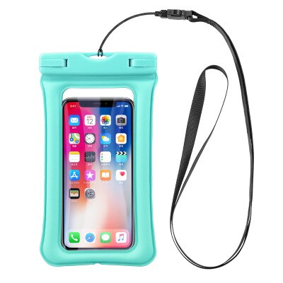 WolFAce Waterproof phone case TPU outdoor rainproof and waterproof airbag anti-sinking phone protection bag: Green