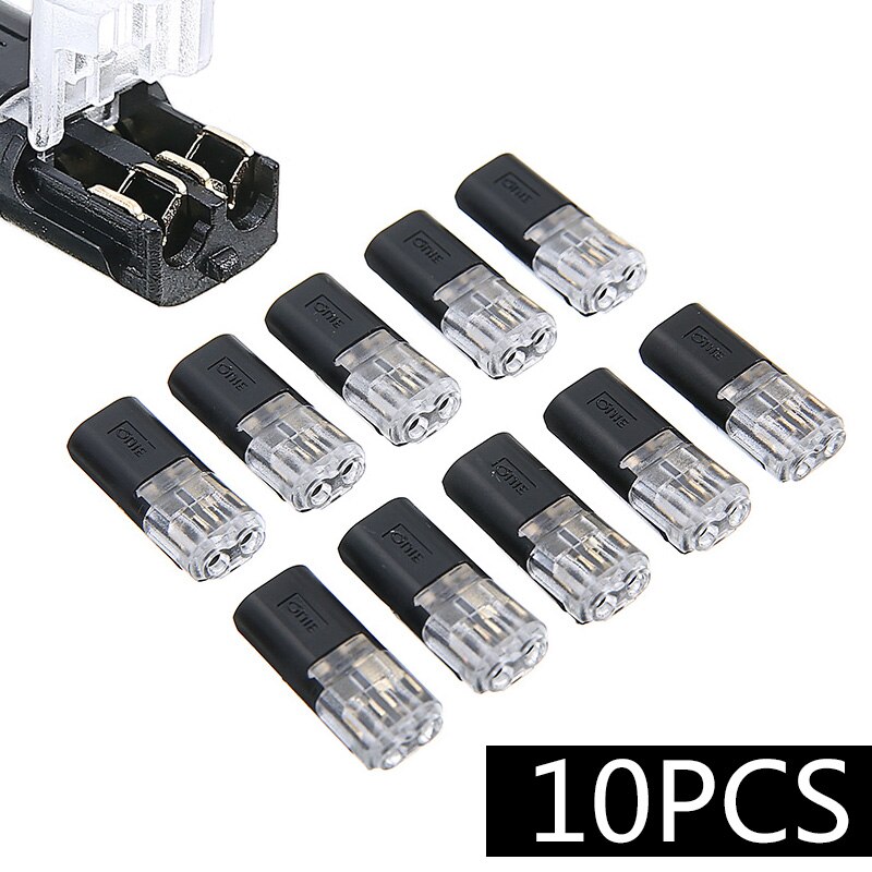 10Pcs 12V Wire Cable Snap Plug In Connector Terminal Connections Joiners For Car Auto Parts Accessories
