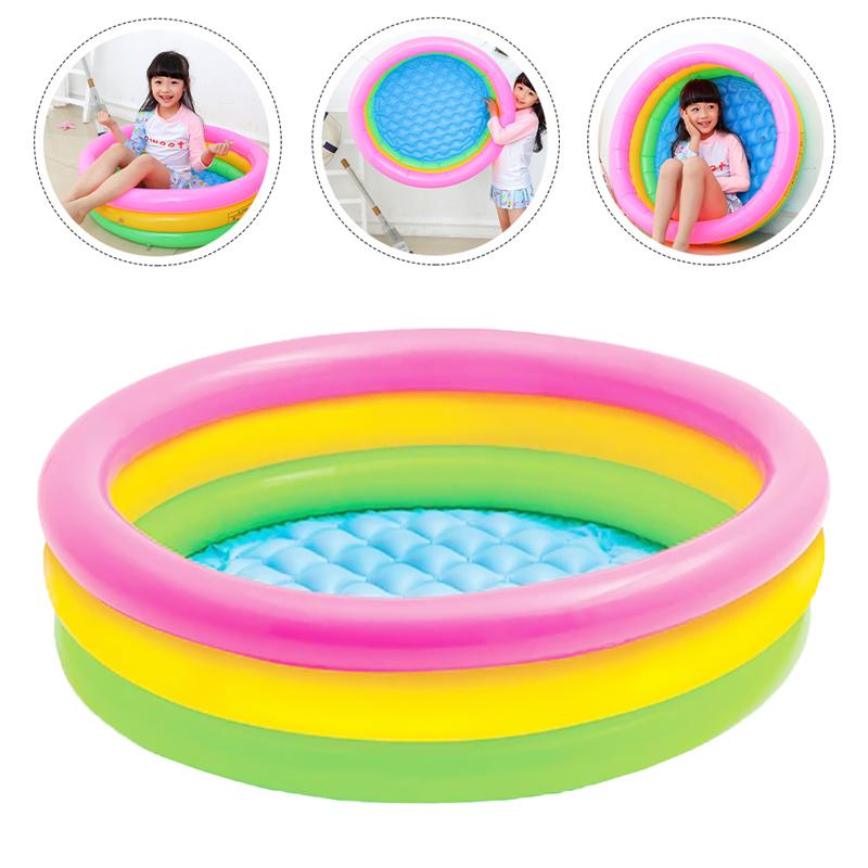 Colorful Safe Household Kiddie Pool Inflatable Kiddie Pools for Kids Children Summer