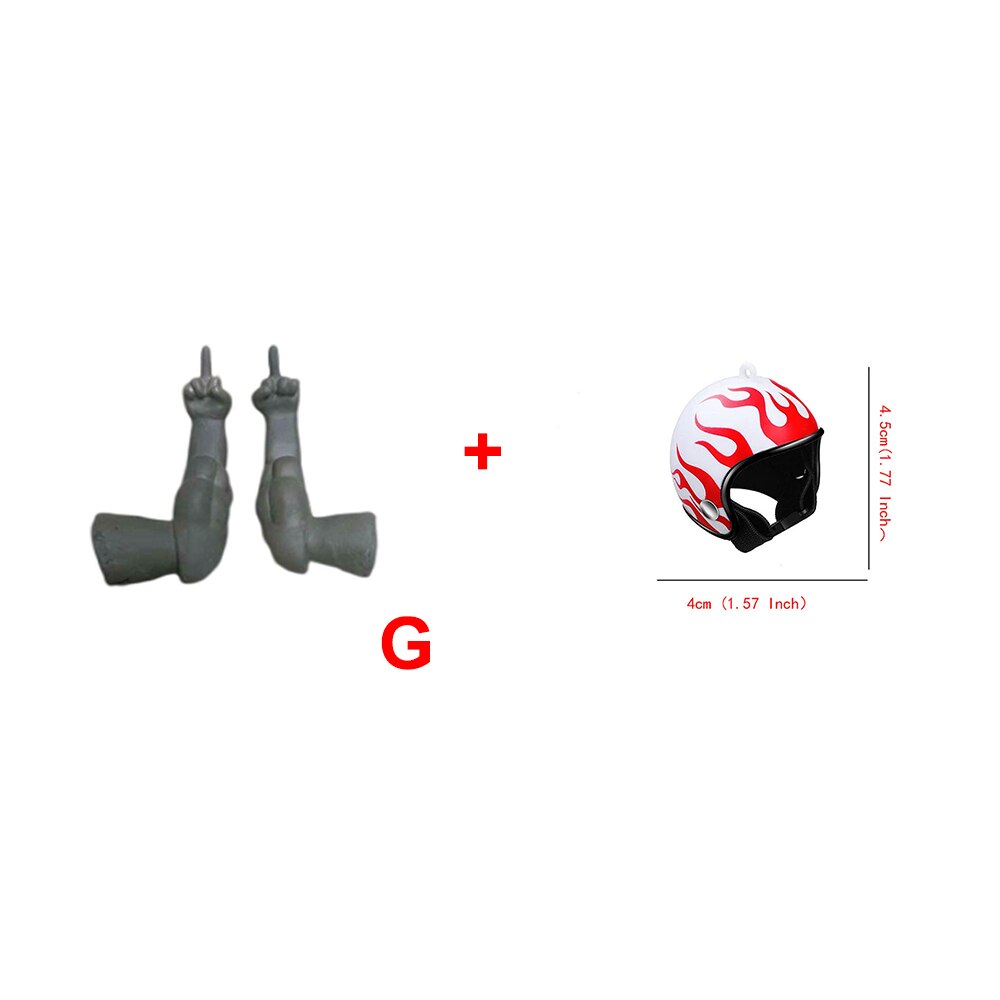 Juguete para manos de pollo, de broma, casco para gallinas, decoración divertida de aves, músculos, juguetes con brazos: H