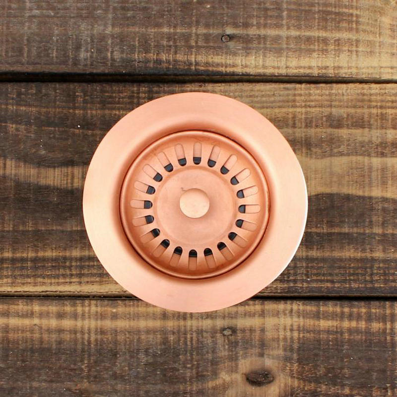 Artistic Copper Kitchen Sink Drainer
