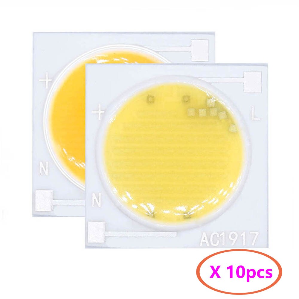 10PCS 220V 50W 20W 30W 15W 12W LED Ceramic chip COB Bulb led Led for flashlight spotlights chip led Bulb diode lamp white