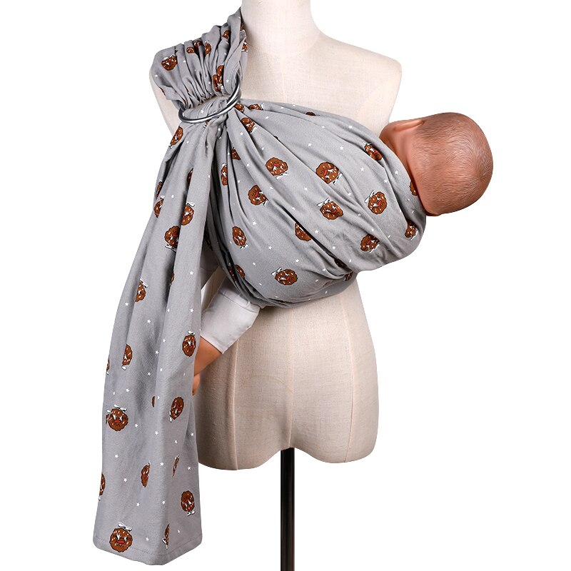 Infant Baby Back Scarf Carrier Kid Fashionable Baby Sling Wrap Cotton Soft Breathable Newborn Back Scarf Portable Baby Sling: 03