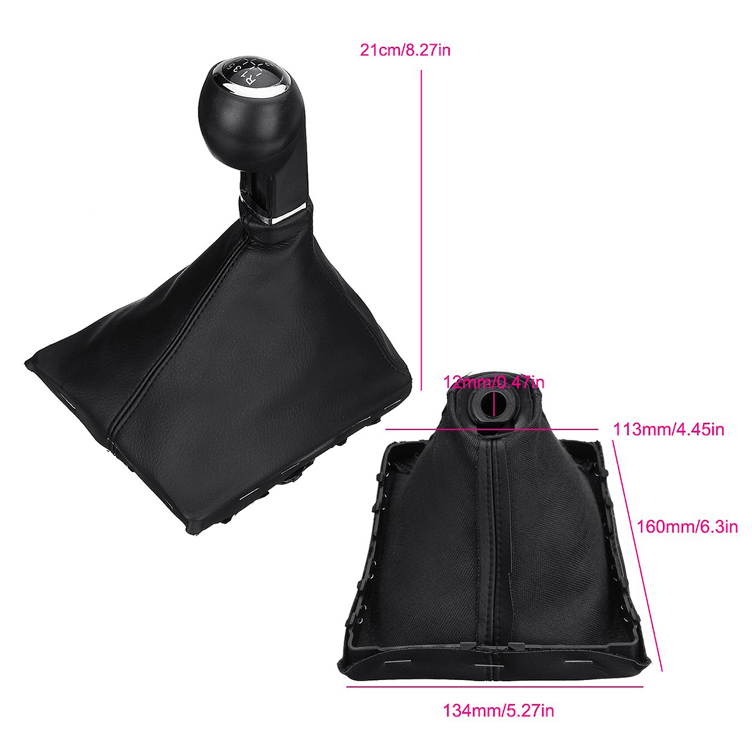 Unieke Voor Opel Astra Corsa Opel Zafira B 05-10 Pookknop 6 Speed Pookknop Shift Stok Gaiter plastic En Leer Materiaal