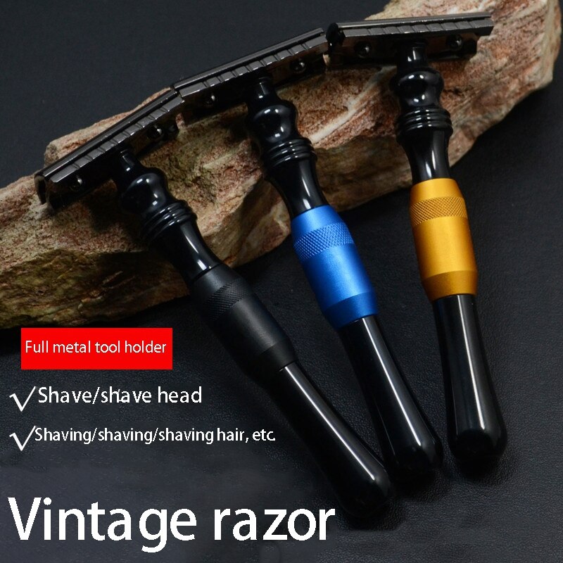 Double Edge Razor Men Shaving Classic Wet Shaver Metal Handle Razors