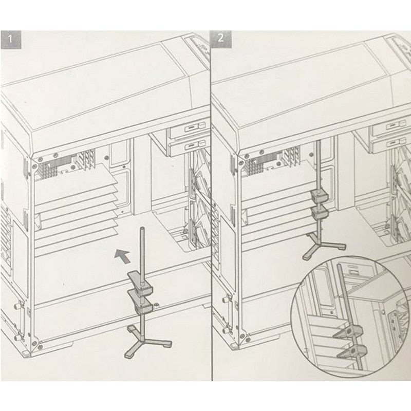 VGA GPU Graphics Card Riser Holder Bolster Jack Bracket Support for Computer Cases