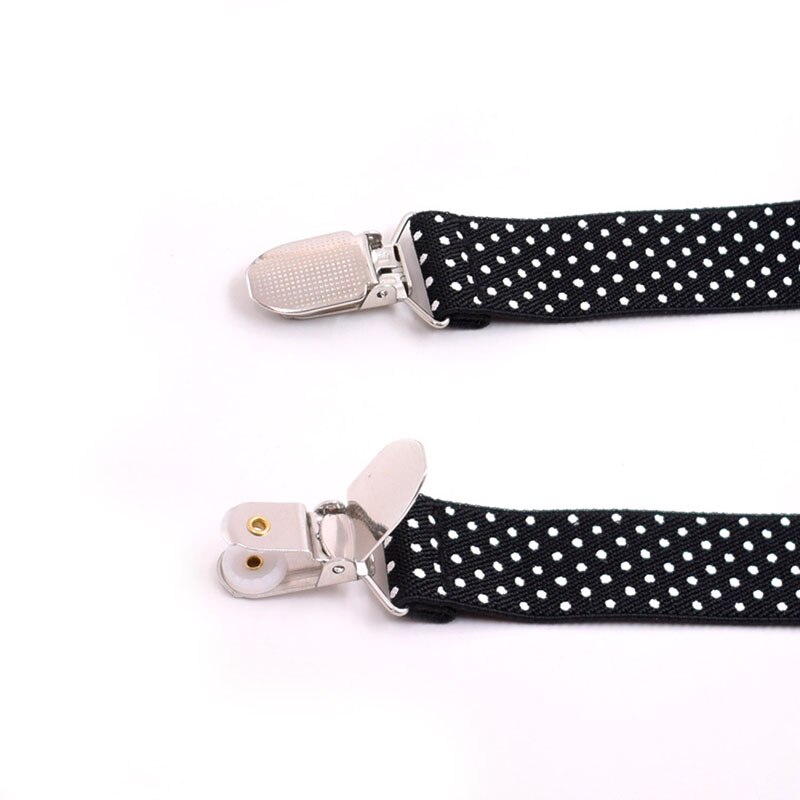 Elastisk gutter gilrs buksesele sløyfer sett for barn bryllup sløyfer bukseseler baby barn polka prikker sløyfe bukseseler belte