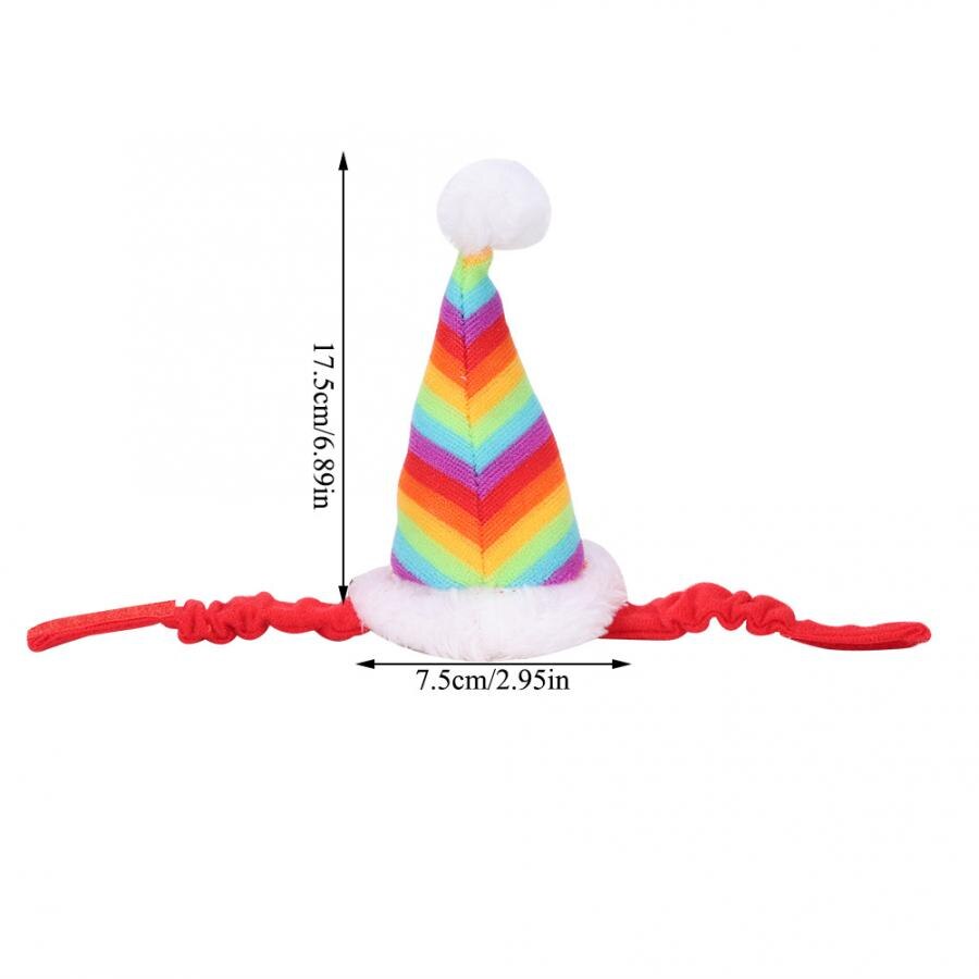 Dressing Up Cute Colorful Pet Guinea Pig Small Animal Christmas Hat Hamster Costume Dress Up Cat Party Costume Suit
