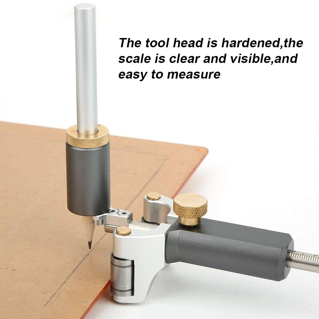 Woodworking Straight Line Arc Dual-Purpose Scriber Parallel Scriber Multi-Function Scribing Tool Drawing Outline Gauge