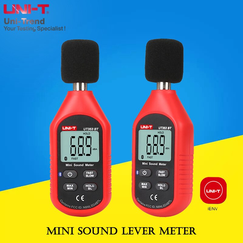 UNI-T UT353BT Mini Sound Meter/Bluetooth Communicatie; Decibel/Noise Tester/Noise Meter/Sound Level Meter