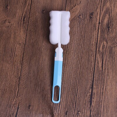 Anti Slip Gesteriliseerd Babymelk Flessen Tang Clip Slip Sterilising Plastic Tang Voor Water Flessen Klem Skid Fles: blue brush