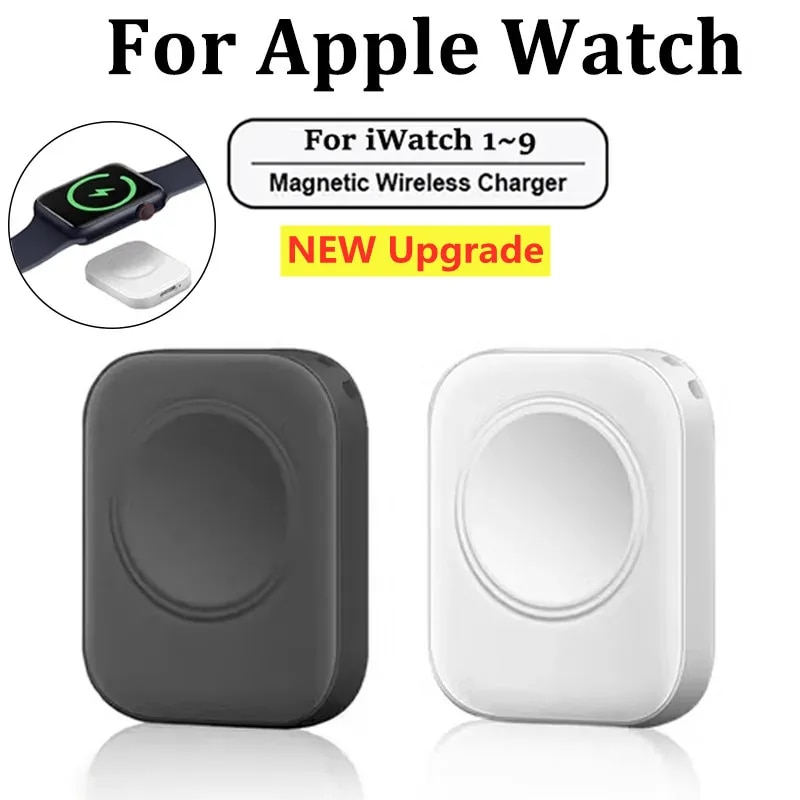 Hurtig magnetisk trådløs oplader til apple watch-serien 5 se iwatch 9 8 7 6 ultra dock-adapter type  c 8 -benet bærbar opladning