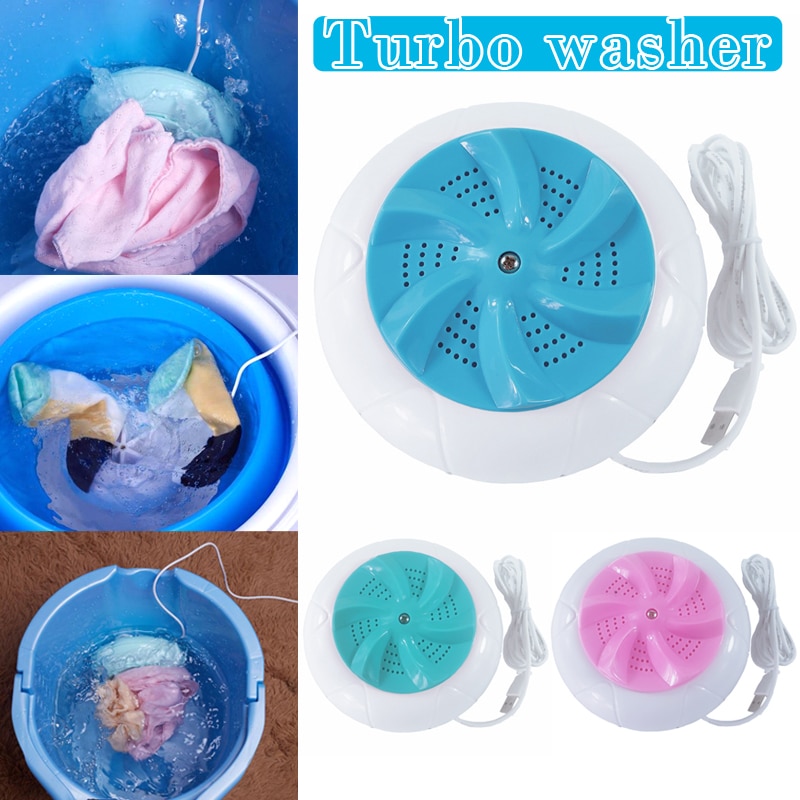 Water Droplet Vortex Washer Mini Portable Washing Machine for Home Travel Clothes J99Store