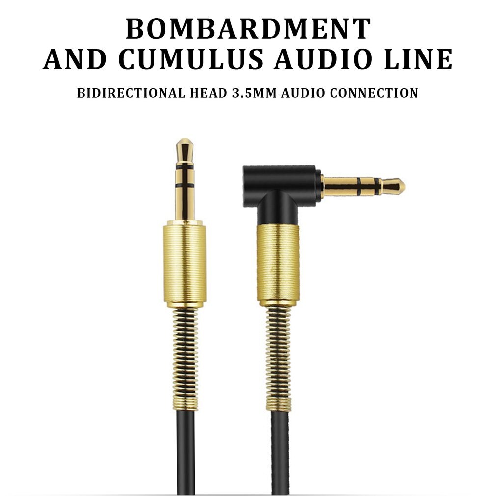 3.5 Mm Jack Audio Kabel Jack 3.5 Mm Male Naar Male Audio Aux Kabel Auto Hoofdtelefoon Luidsprekerkabel Lijn Aux koord