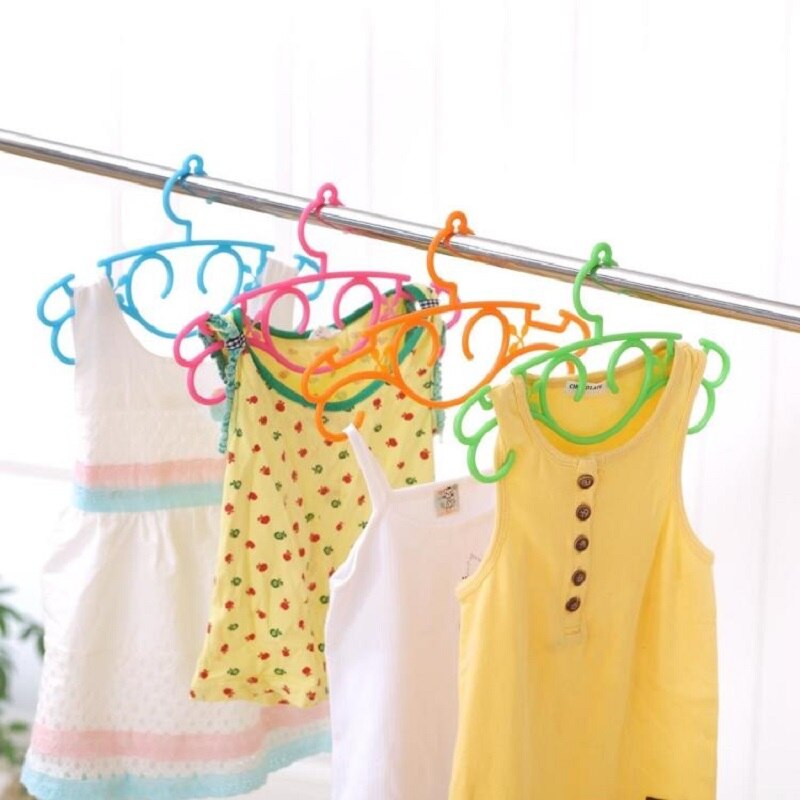 20 stks/partij 27 cm baby plastic hanger kind hangers voor kleding rack