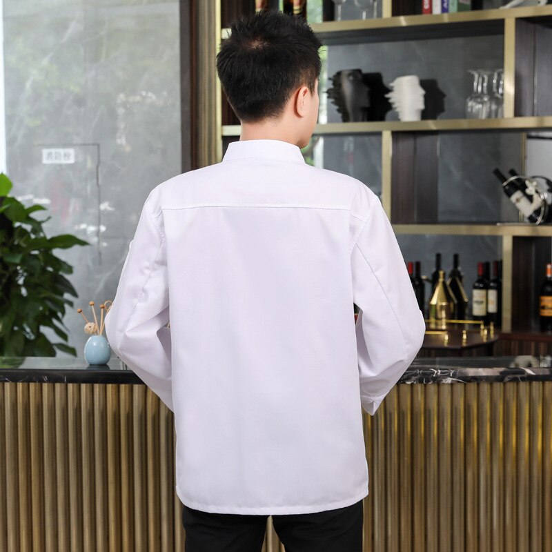 Restaurant Clothes The Chef Uniform Man Long Sleeve Hotel Restaurant Catering For Western Kitchen Chef's Qiu Dong Outfit