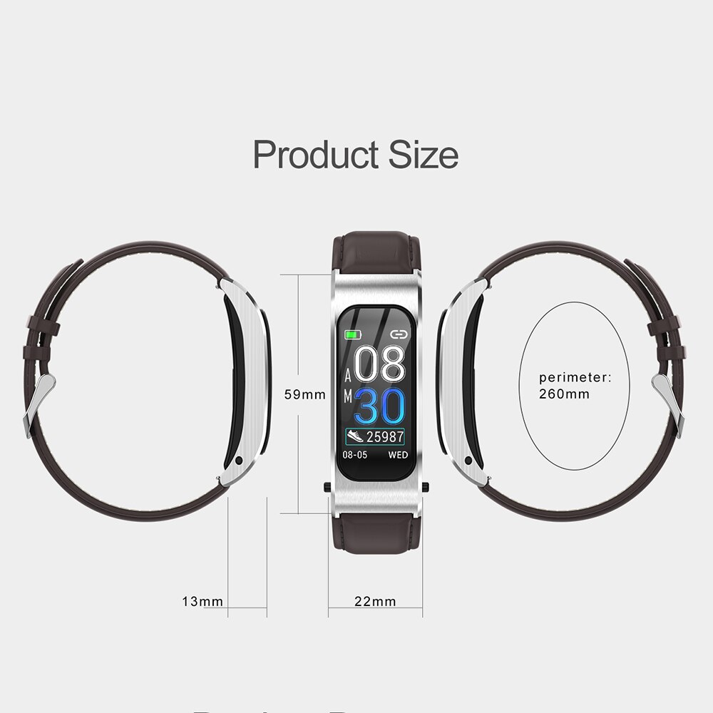 Smart watch Wireless Headphones Heart Rate Blood Pressure Fitness Bracelet Bluetooth 5.0 Earphone Headset Wristband Watch Band