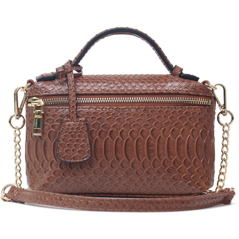 De las mujeres de la amaba de cuero de avestruz embrague bolsas Ins bolso Python bolsa embragues mujeres bolso de de noche: 3793S-Brown