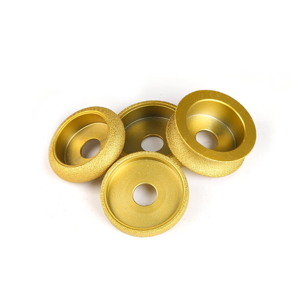 Diamentowe tarcze szlifierskie rzymski koło 100/125mm - lutowane tarcze robić profilowania krawędzi kamienia robić marmuru i płytek | Narzędzia robić rowkowania i szlifowania