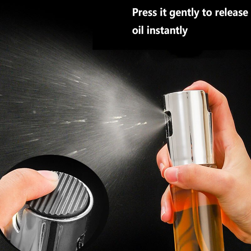 Oil Spray Bottle BBQ Cooking Kitchen Baking Olive Oil Sprayer Oil Spray Empty Bottle Vinegar Bottle Oil Dispenser Squeeze Bottle