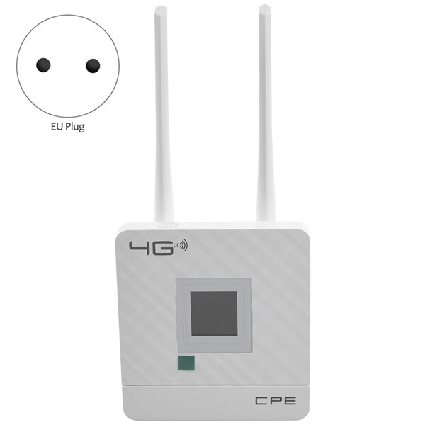 CPE903 4G LTE Sim Card CPE Wifi Router Unlocked 4G 3G Mobile Hotspot WAN/LAN Port External Antennas wifi Gateway: White EU