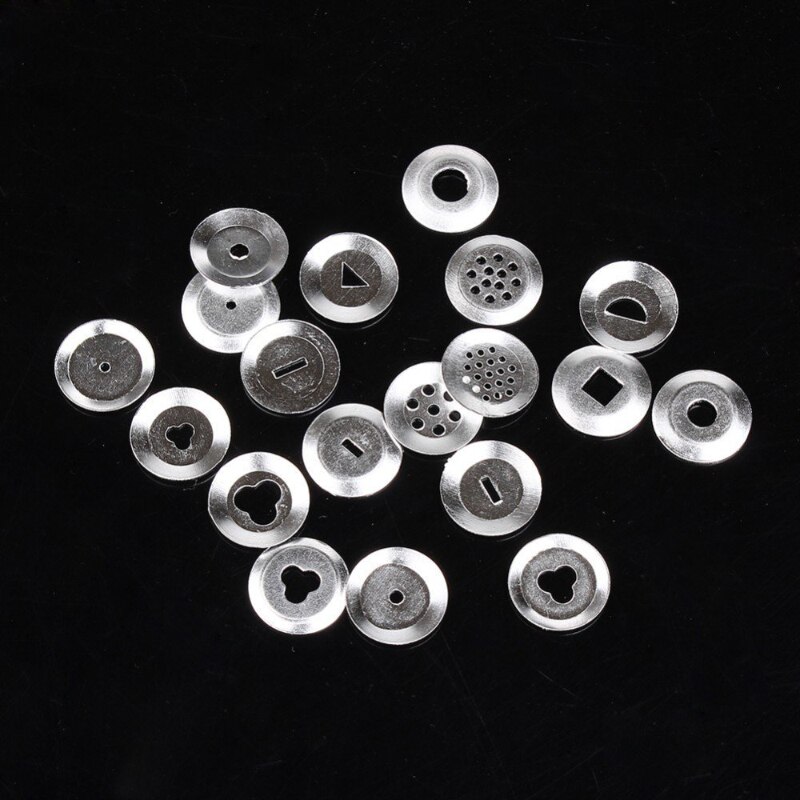 20pcs Rvs Overvolle Modder Machine Polymeer Klei Fimo Extruder Sculptuur Decorating Tool HG99: Default Title