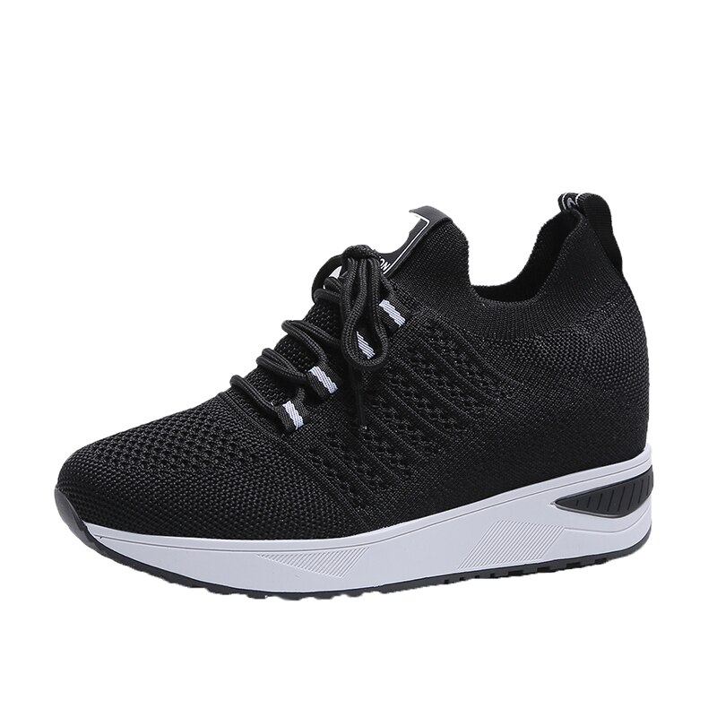 Women Swing Shoes Thick Sole Shoes Wedges Sneakers Female Outdoor Toning Sneakers Height Increasing Platform Shoes