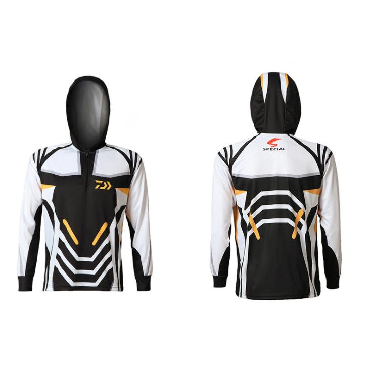 Fiskekläder fiskskjorta andas svett snabbtorkande anti-uv sportfiskekläder ml xl xxl xxxl