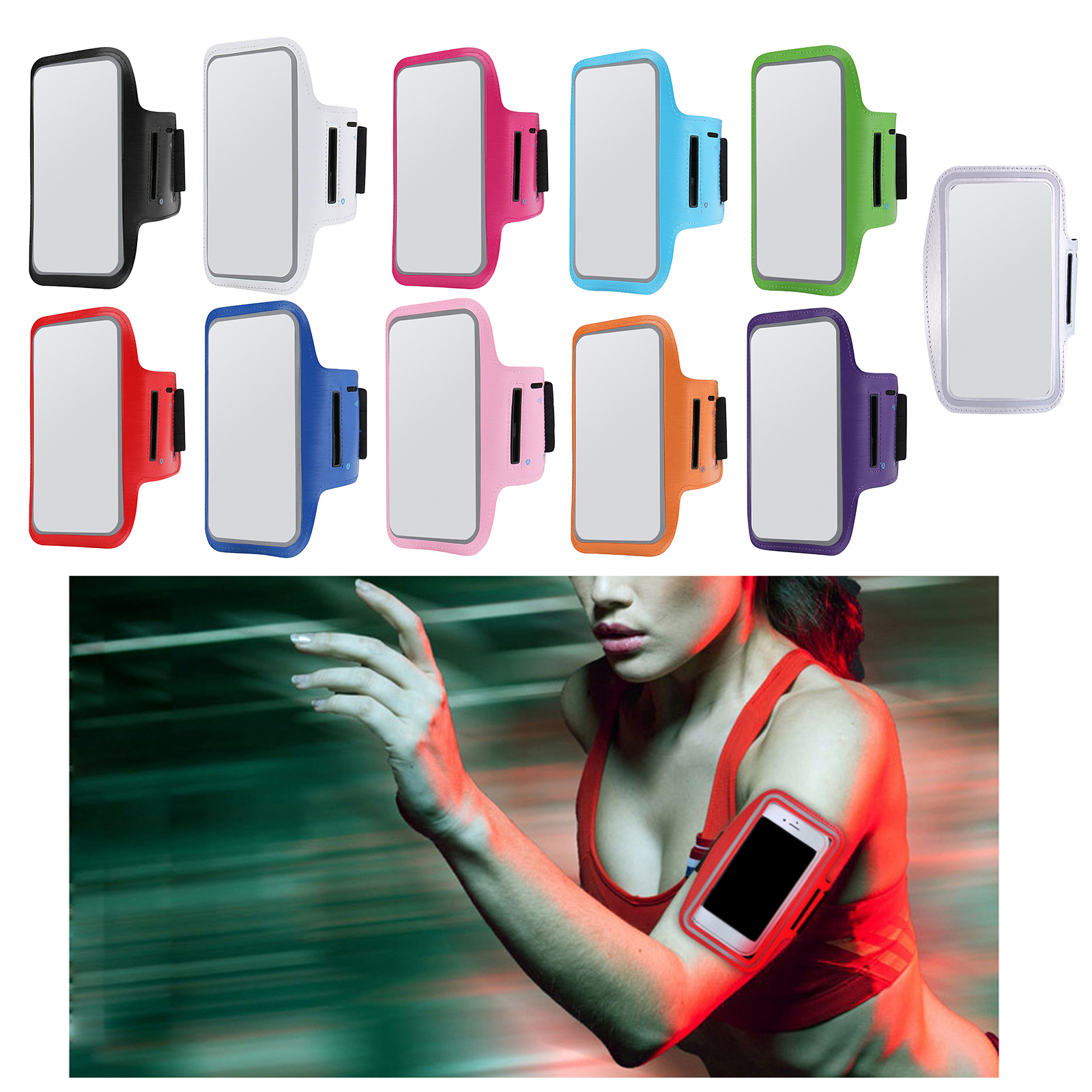 Universelles, atmungsaktives armband für sport und freizeit, aufbewahrungsbehälter, taillenband