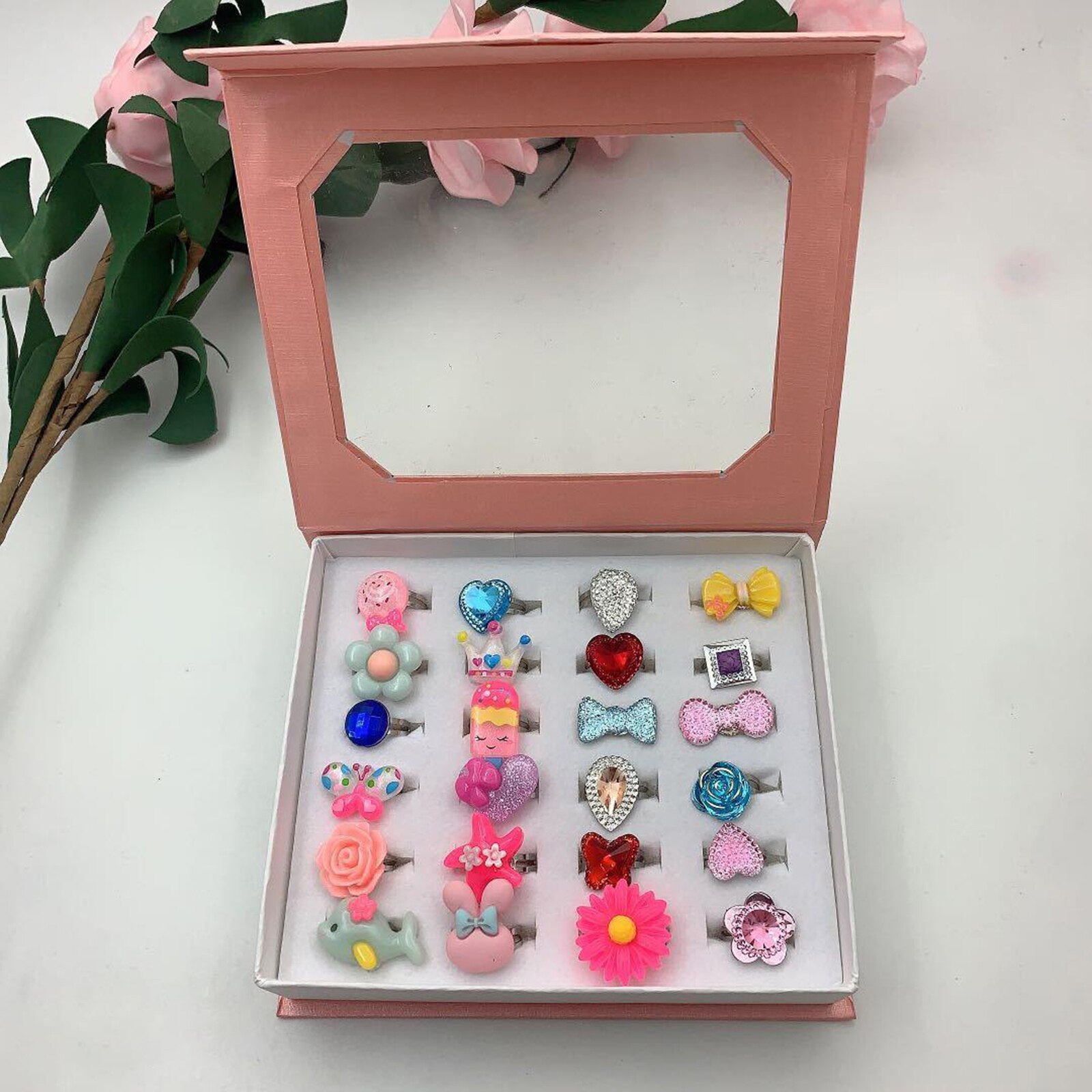 Meisje Jewel Ringen Sieraden Prinses Ringen Speelgoed Accessoires