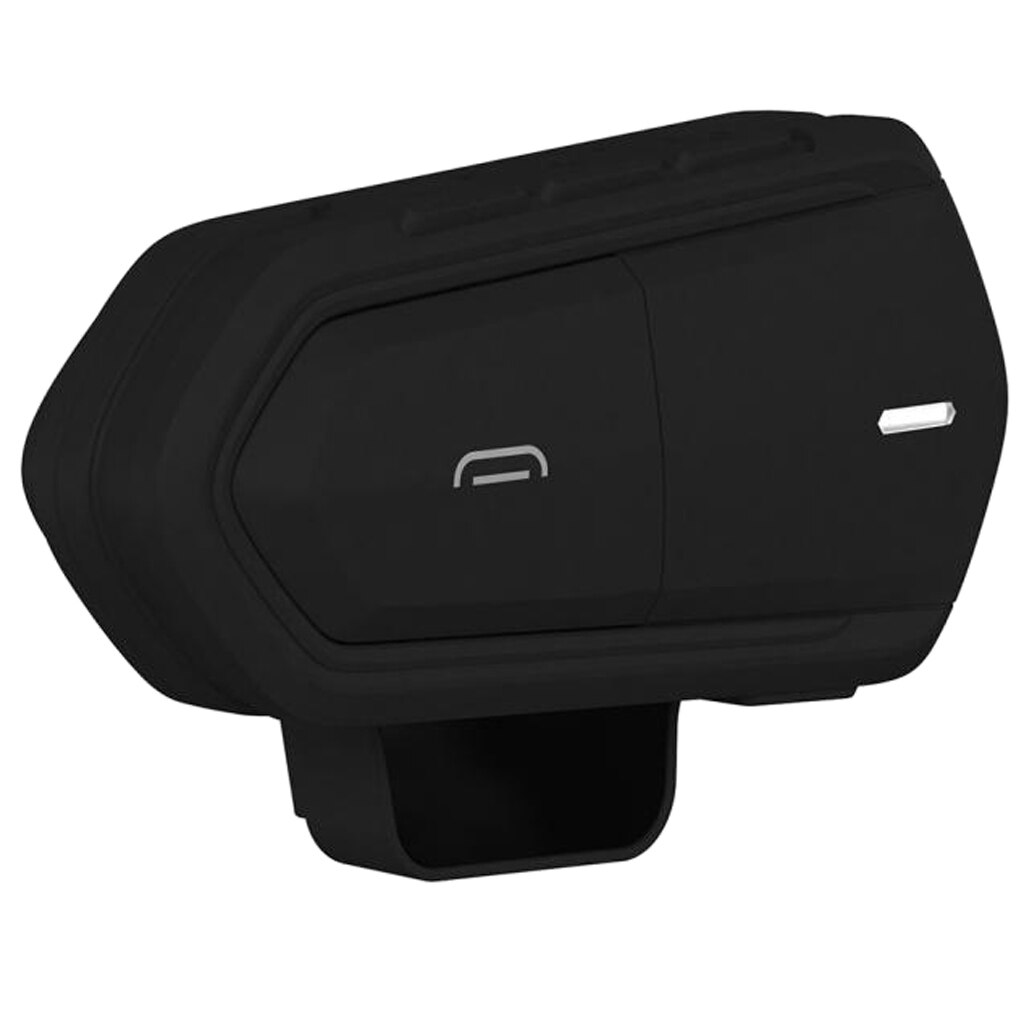 Motorsykkel intercom hjelm bluetooth 4.1 vanntett fm-radio (svart)