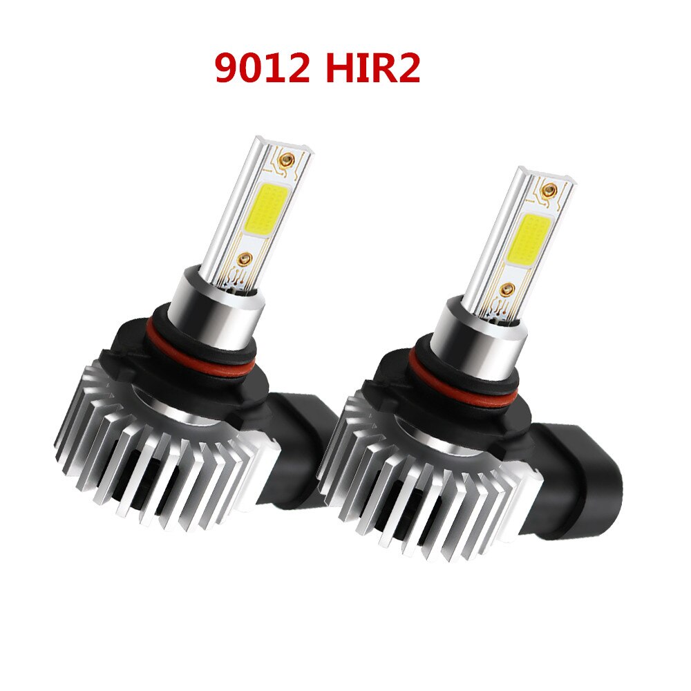 D9 Canbus Error Gratis White 9012 HIR2 9006 Led Super Heldere 80W 6000K Witte Auto Drl Lamp/Rijden Fog Light Koplamp Lampen