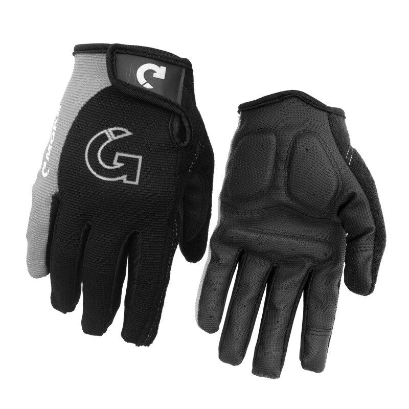 Full Finger Cycling Gloves Anti Slip Gel Pad Breathable Motorcycle MTB Road Bike Gloves Men Women Sports Bicycle Glove: Gray / L