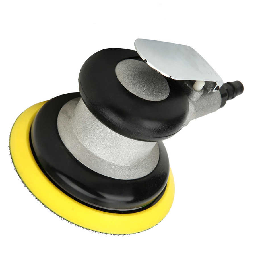 Lijadora de aire orbital de 5 pulgadas japonesa, interfaz de lijadora de aire de alta velocidad de 10000RPM con 5 uds. De papel de lija y conector de EE. UU.