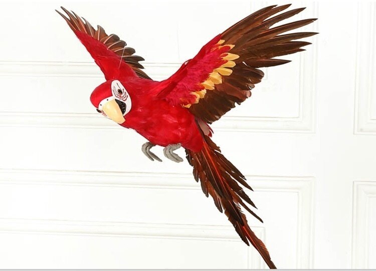 Artificial Parrots Bird Home Decor Simulation Birds Vividly Parrots Garden Cute Outdoor Pond Decoration