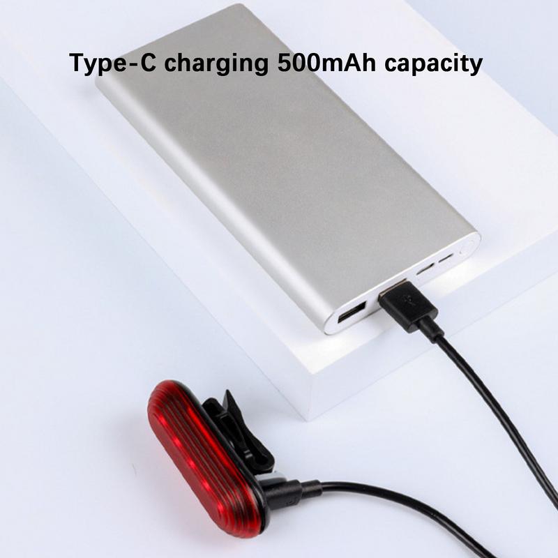 Tail Lights For Cycle Bikes Safety Lights Rechargeable LED Lights For Bikes Visible Safety Flashlight Bikes Lights Front And