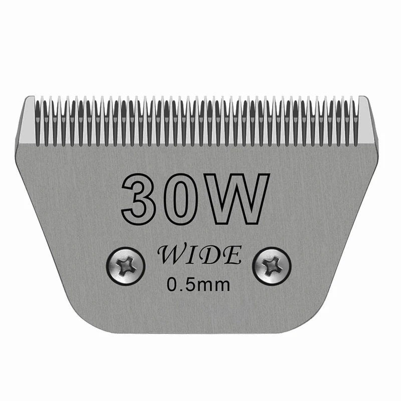 Cuchilla de repuesto desmontable para perros y caballos, 5FW, ancha, para la mayoría de las cortadoras Andis, Oster A5, Wahl km10: plum
