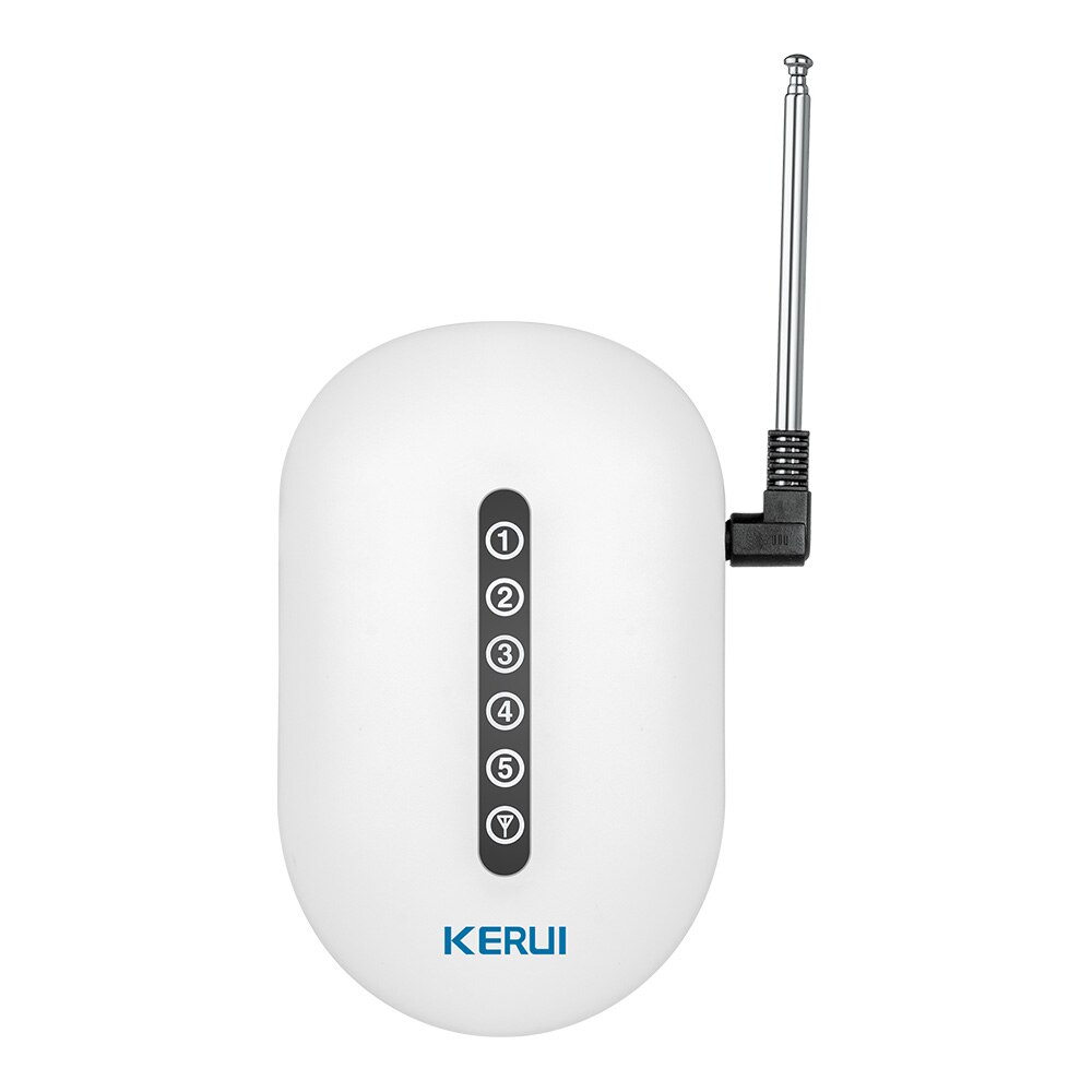 Kerui trådløs signaloverførsel / signal repeater booster extender dobbelt antenne til sikkerhedssystem til hjemmealarmer