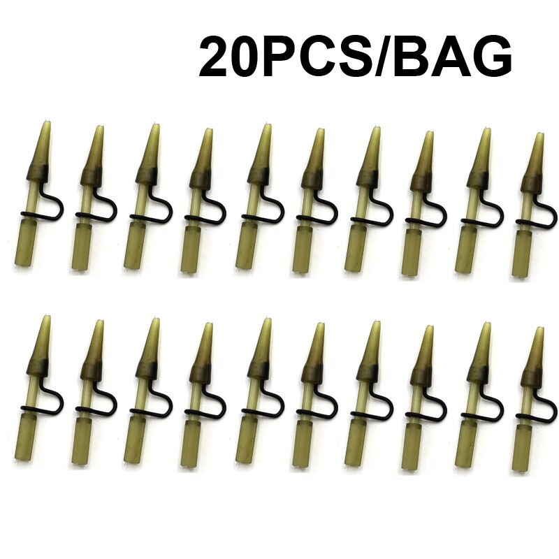 20x Heavy Duty Safety Clips Kit Quick Change Clips Swivel Snap Connector Carp Leads Weight Seeker Carp Fishing Equipment Tackle