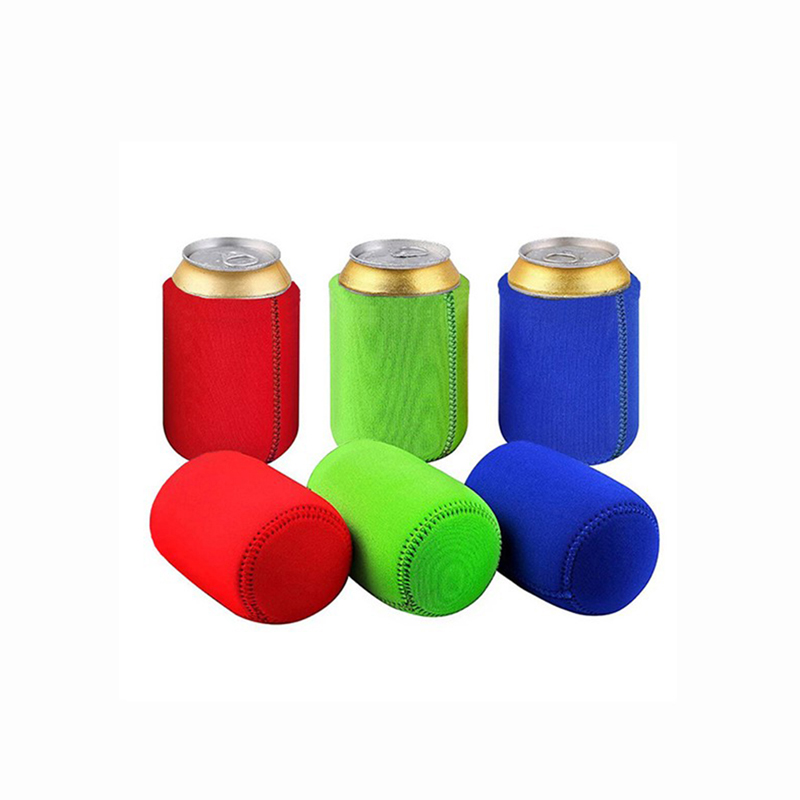 Refroidisseur de canette de bière chaude, manchons souples, support isolé réutilisable, bouteille d'eau de soda, camping, 6 pièces