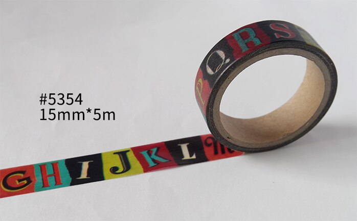 Cute Washi Tape Christmas Washi Tape Basic Pattern Washi Paper Tape DIY Paper Tape: 5354