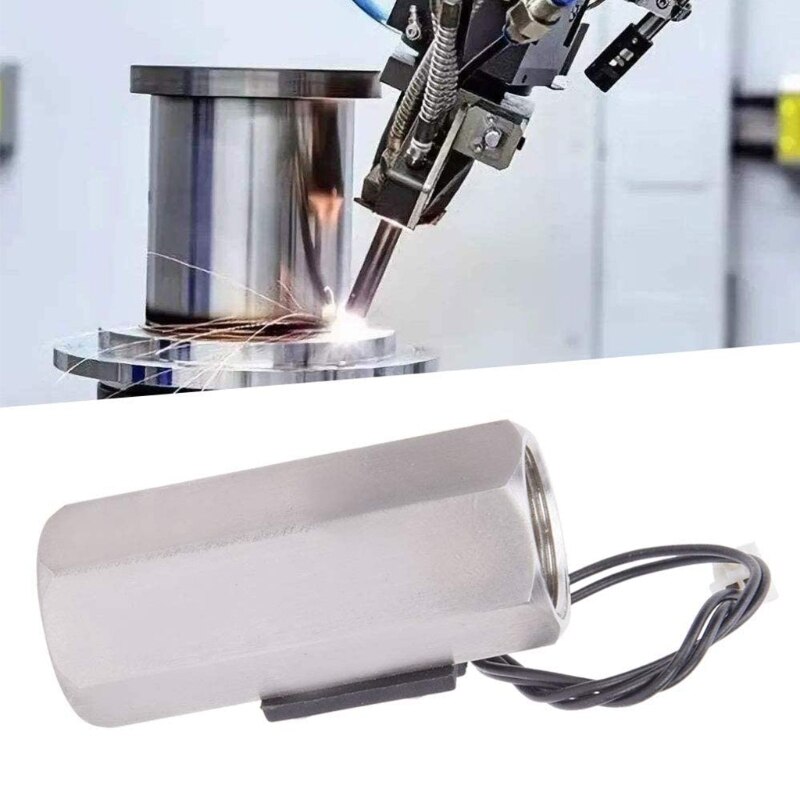 Water Flow Switch w/ Good Sealing &amp; G1/2in Double Female Thread Stainless Steel Switch High Accuracy Water Flow Sensor