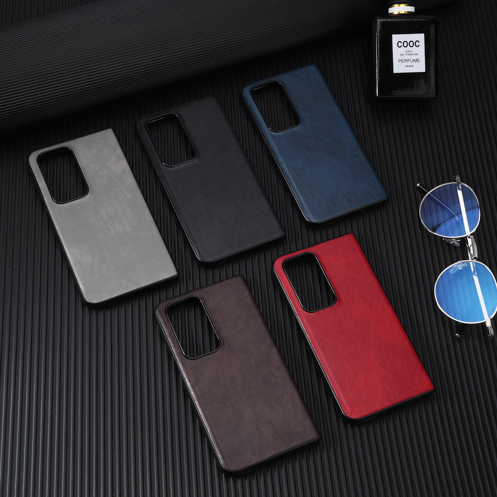 Case Voor Oppo Vinden N Premium Pu Leather Back Hard Shoockproof Cover Voor Oppo Vinden N PEUM00