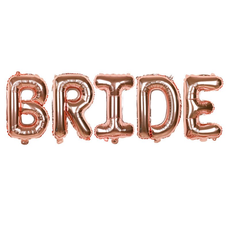 18inch herz luftballons hochzeit valentinstag Tage 16 zoll Rose Gold Braut Ballons Zu Werden Folie Brief Ballons Hochzeit bachelorette: letter bride