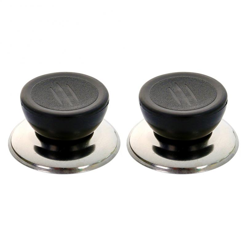 3pc Universal Replacement Pot Cover Kitchen Cookware Pot Pan Lid Hand Grip Knob Handle Cover Saucepan Kettle Lid: 2pcs