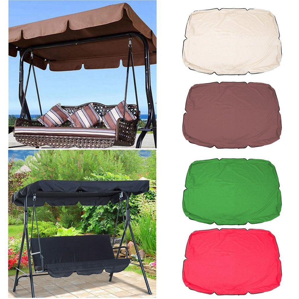 Garden courtyard swing sunshade roof cover Swing ceiling cover 190T polyester Outdoor swing ceiling cover