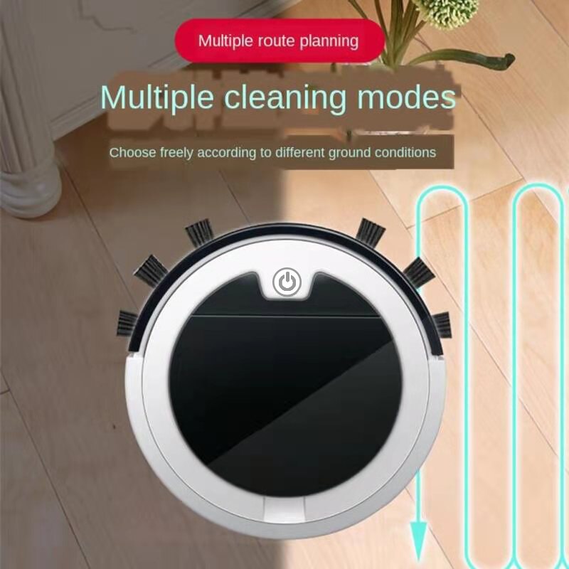 Robot aspirador 3 en 1 de 2800Pa, máquina de limpieza doméstica, Control remoto, carga inteligente, inalámbrico