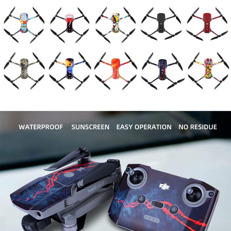 Stickers Protective Film Waterproof Scratch Proof Skin PVC Decals For Mavic Air 2