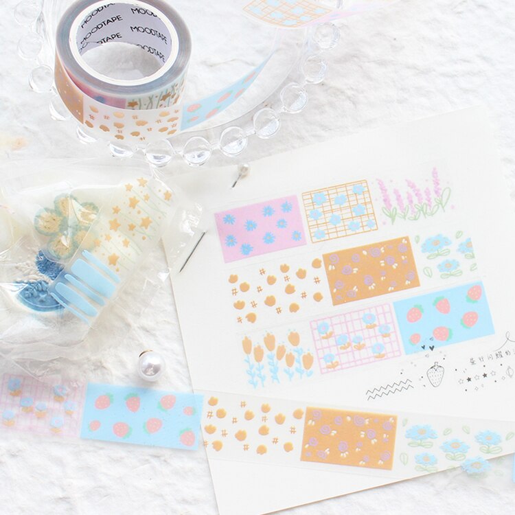 Moodtape washi tape pet transparency label words tape Scrapbooking Album diy handmade decoration sticker masking tape paper