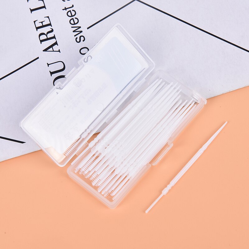 40Pcs/box Dental Floss Flosser Picks Teeth Toothpick Stick Tooth Clean Oral Care